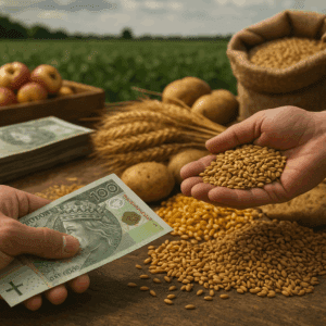 Wpływ kursu złotego na handel produktami rolnymi