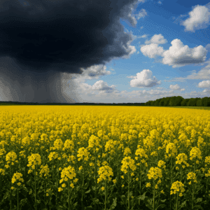 Wpływ warunków pogodowych na plony rzepaku w Polsce