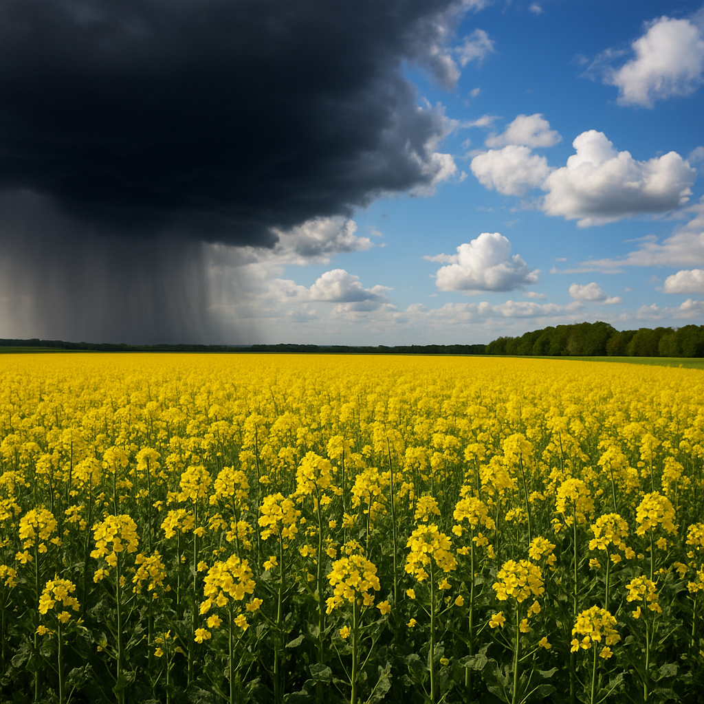 Wpływ warunków pogodowych na plony rzepaku w Polsce