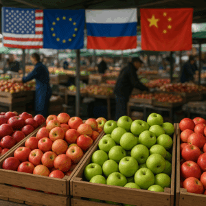 Rynek jabłek – konkurencja międzynarodowa