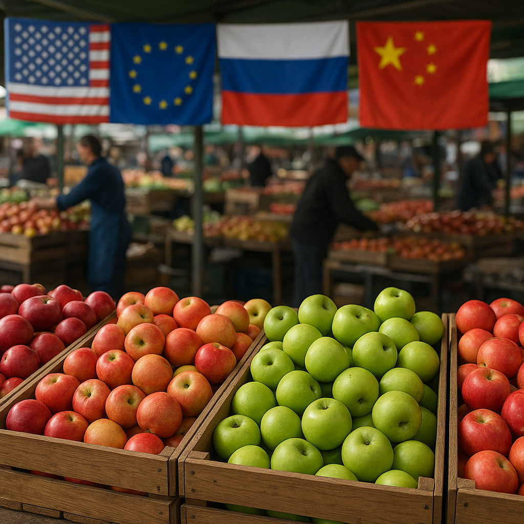 Rynek jabłek – konkurencja międzynarodowa