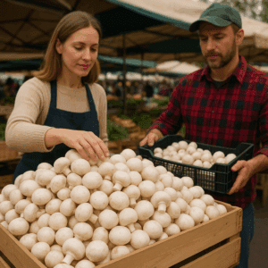 Rynek pieczarek – polska specjalność eksportowa