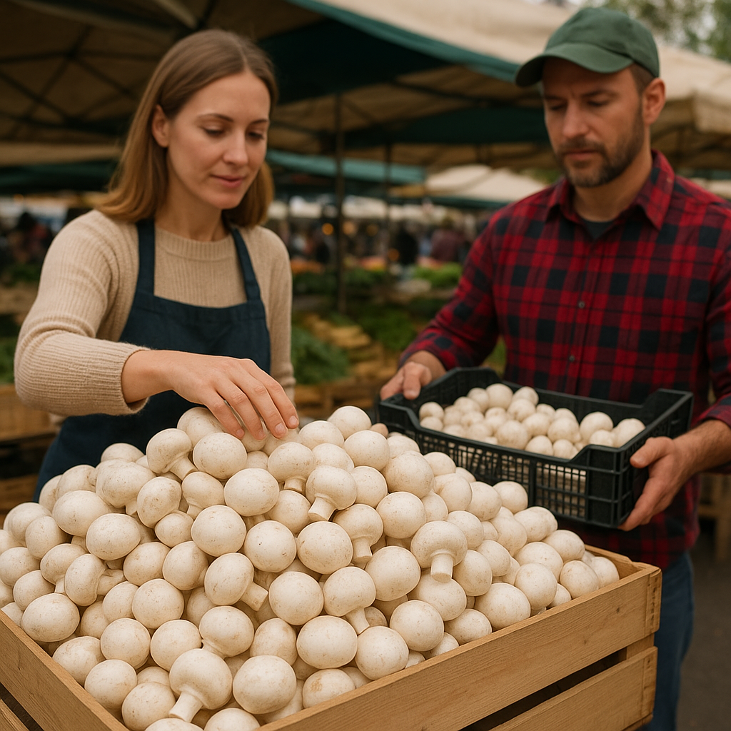 Rynek pieczarek – polska specjalność eksportowa