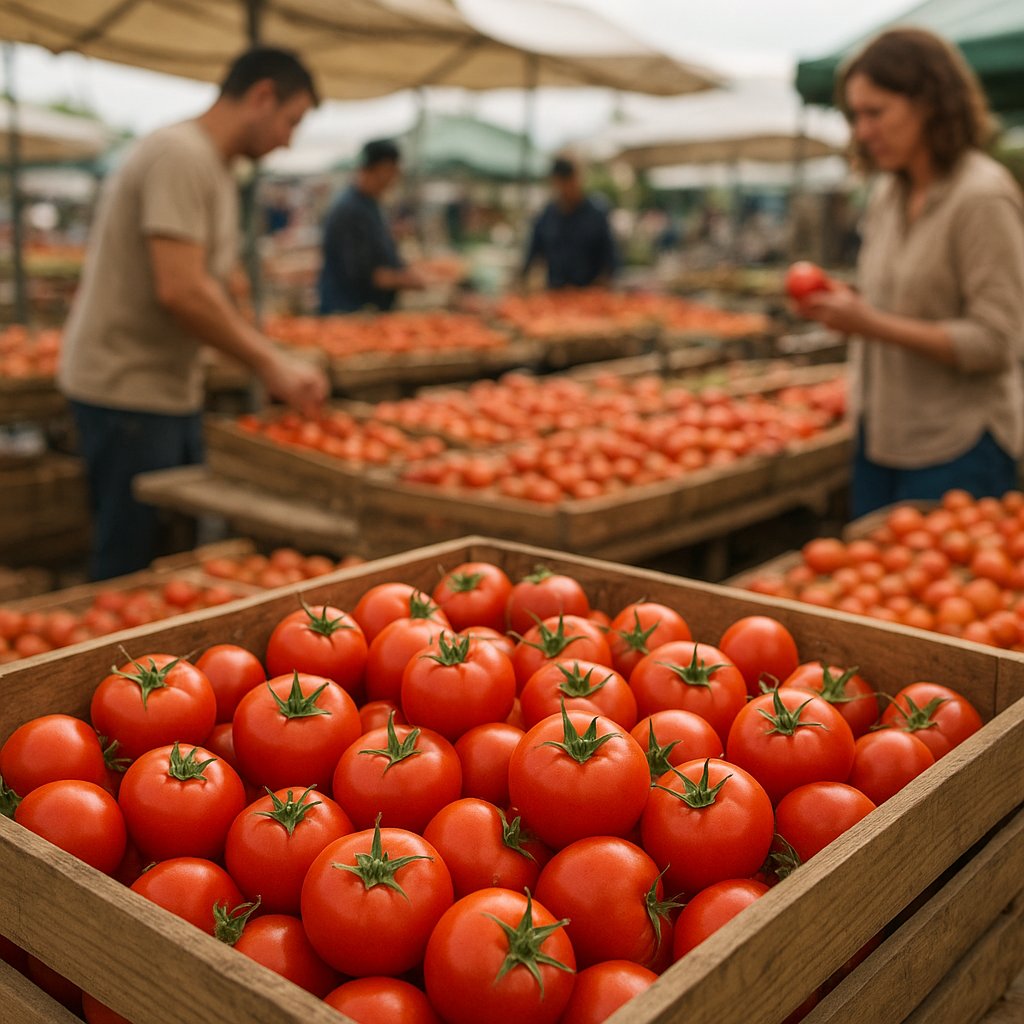 Rynek pomidorów gruntowych – produkcja a popyt