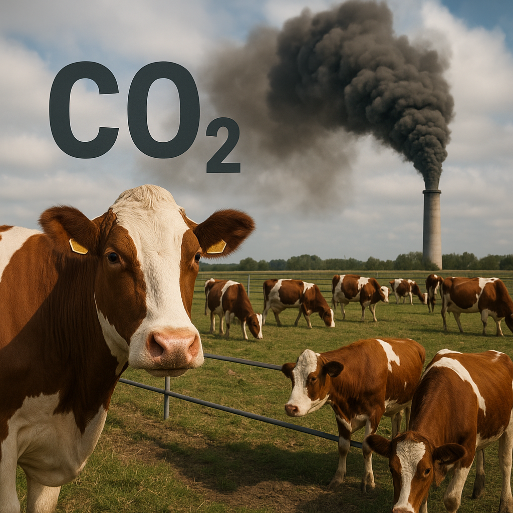 Wpływ emisji CO₂ na produkcję zwierzęcą